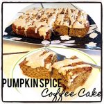 Pumpkin Spice Coffee Cake with Maple Cream Cheese Glaze