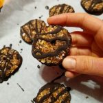 No-Bake Healthy Samoa Cookies