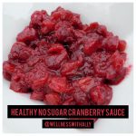 Healthy Cranberry Sauce (No Sugar Added)