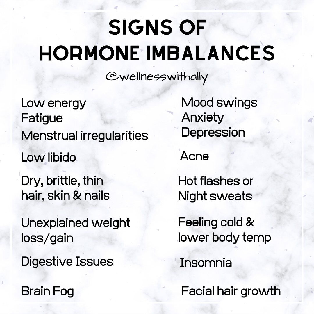 signs of hormone imbalances